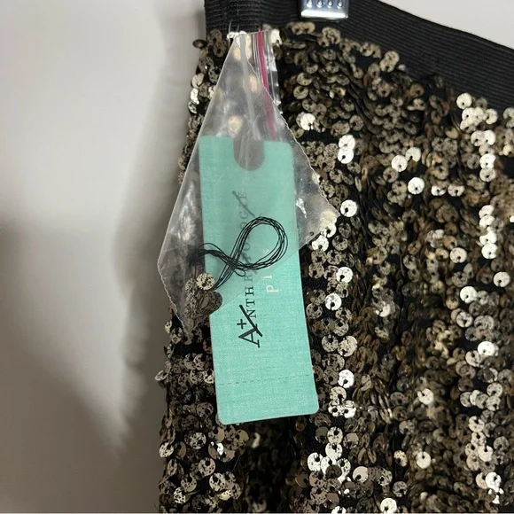 Maeve by Anthropologie Orleans Sequined Mini Skirt NWT 2X - Picture 11 of 12